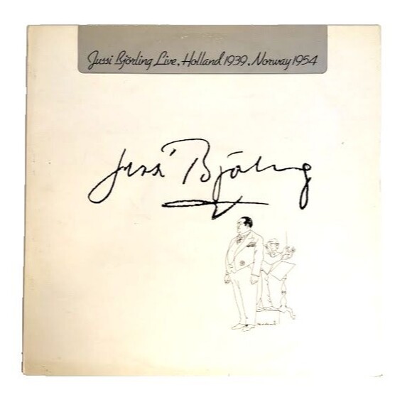 Other - Jussi Bjorling 1984 Vinyl Record Album Live Holland 1939, Norway 1954 Bluebell